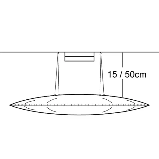 Buokids Deckenlampe Nube gross, Farbe der Naht: grau