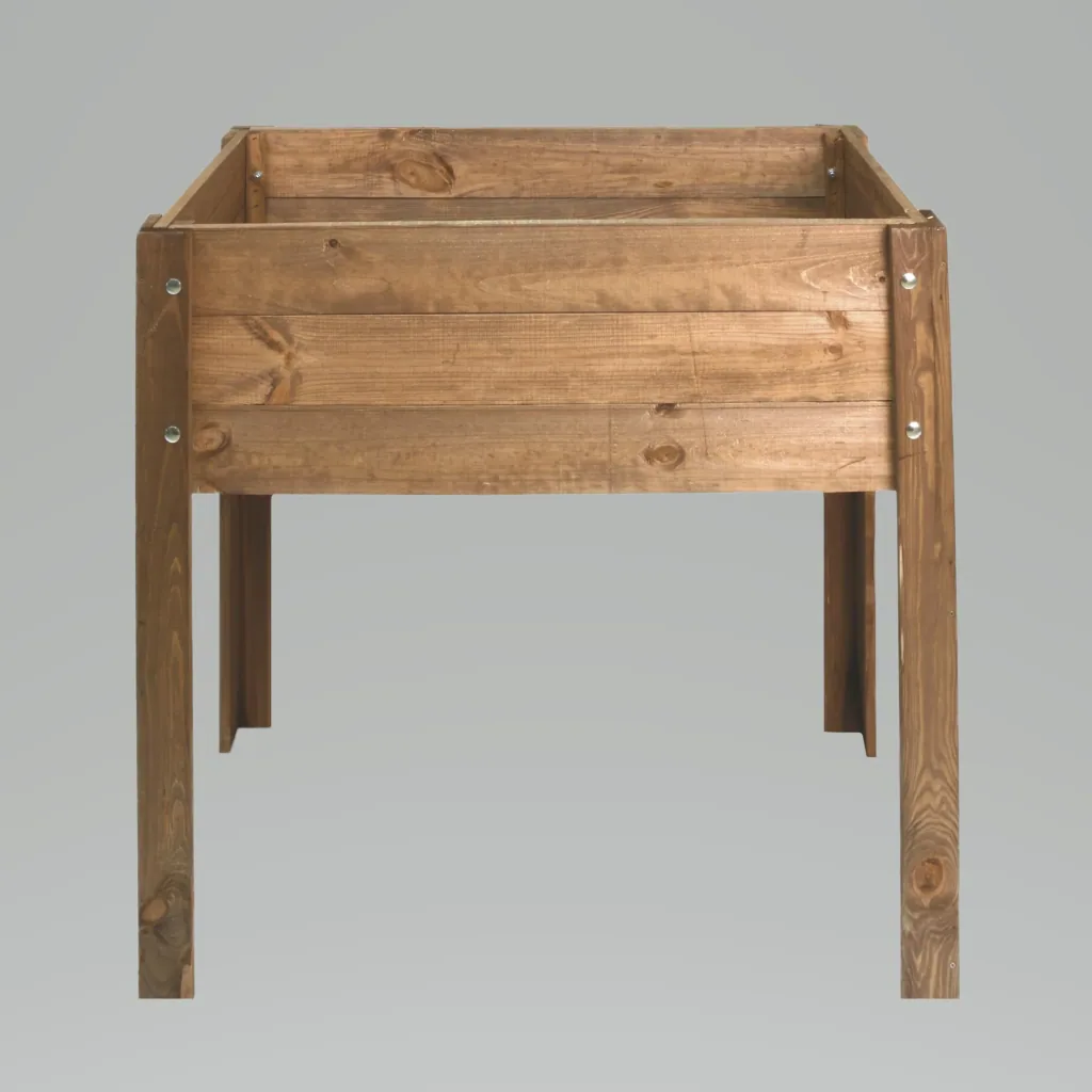 Hochbeet aus Holz, Braun, 80 x 40 x 78 cm