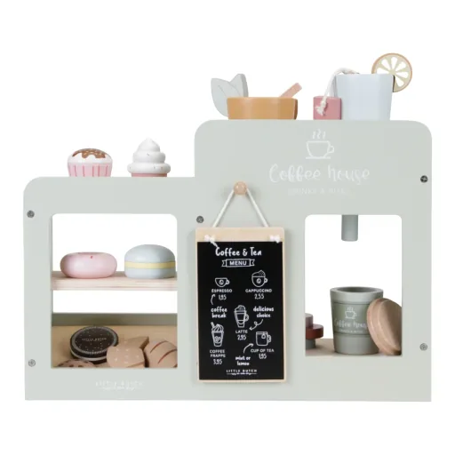 Little Dutch Holz Spielküche große Kaffeemaschine