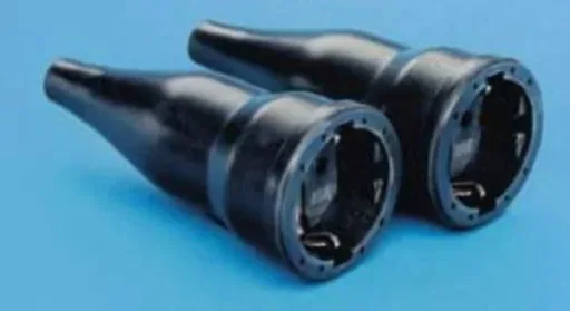 Gummistecker Kupplung Set schwarz