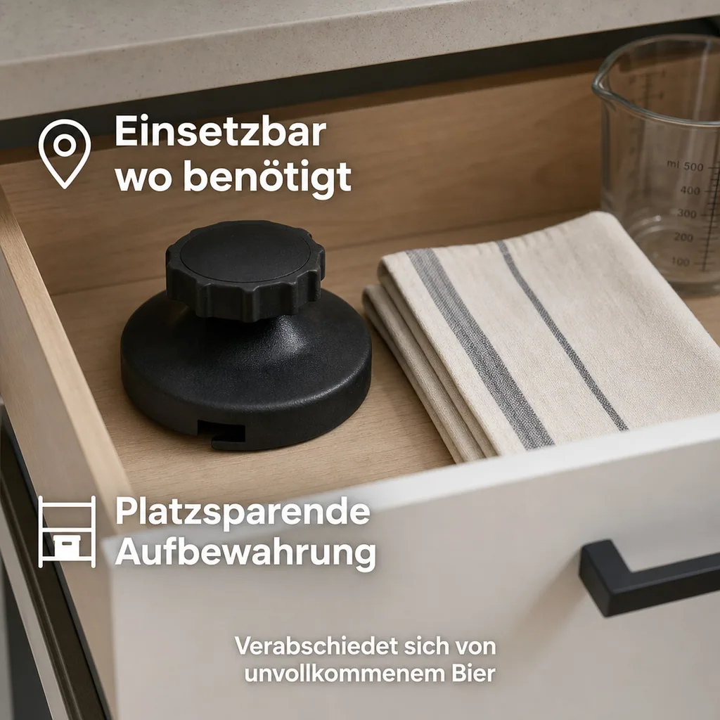Bierfasslüfter, Fassentlüfter - Sicher und Zuverlässig, Ausführung: für Flachfitting und Kombifitting