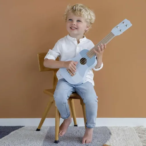 Little Dutch Kinder Gitarre blau