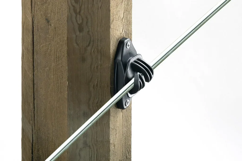 Seilisolator "Euro Cord", Farbe schwarz, 10 Stück im Beutel