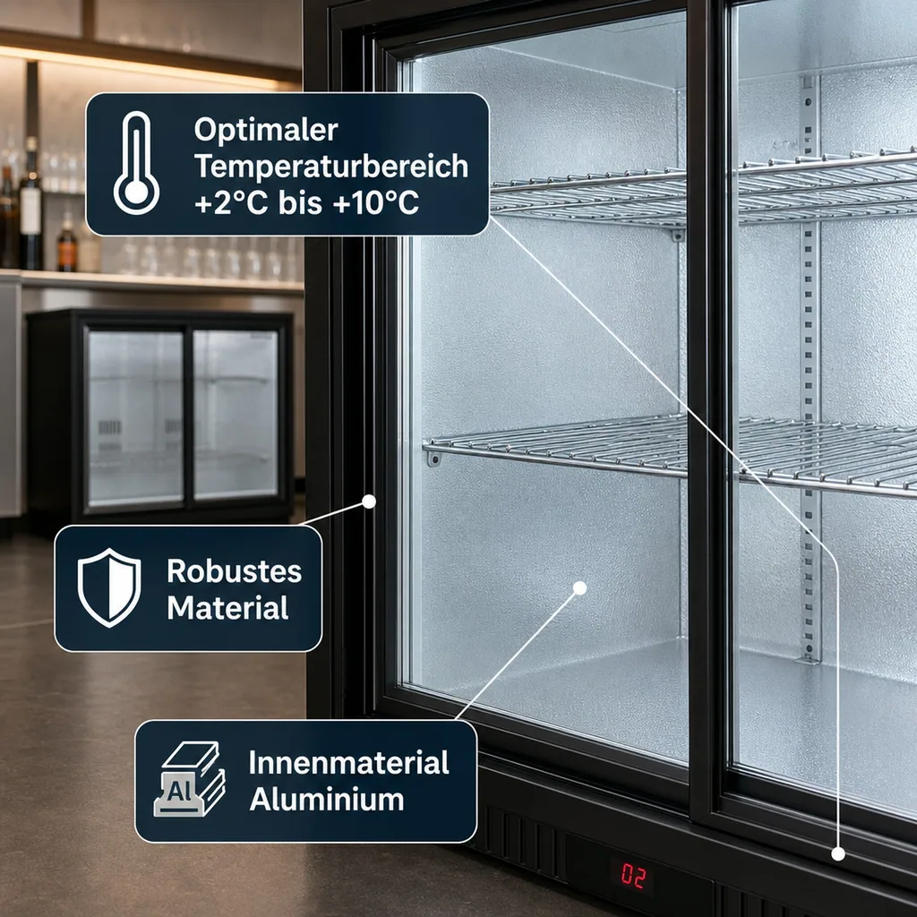 Unter-Thekenkühlschrank UC200 mit Schiebetür