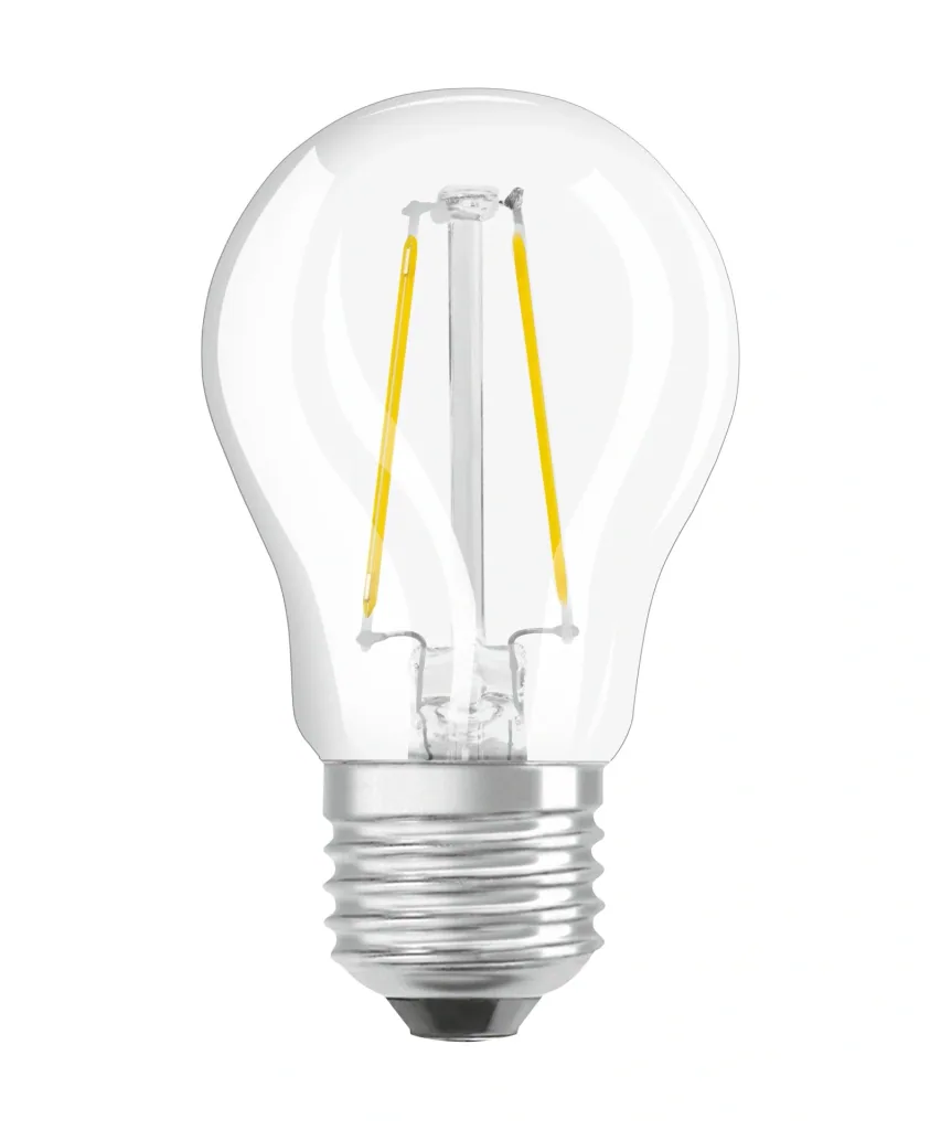 LED STAR FILAMENT Tropfenlampe mit 2,5 Watt, E27, kaltweiß, klar