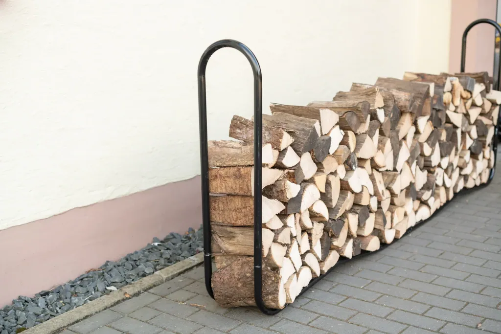 Kaminholzregal 244 cm, Traglast 544 kg