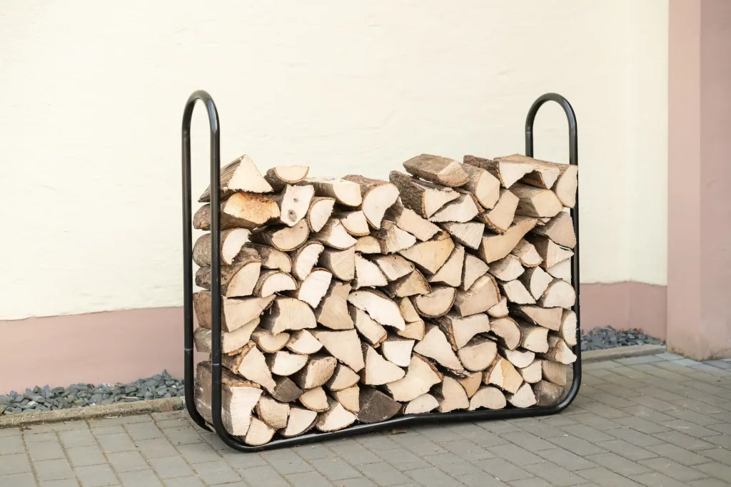 Kaminholzregal 122 cm, Traglast 272 kg