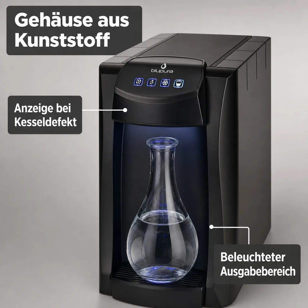 Wassersprudler, Wasserspender, Trinkwassersprudler - Piccola 15 Fizz, Auftisch
