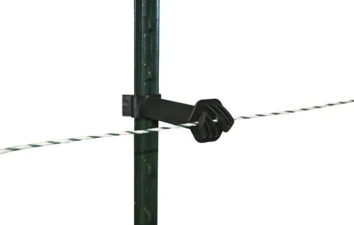 T-Post Abstandsisolator schwarz