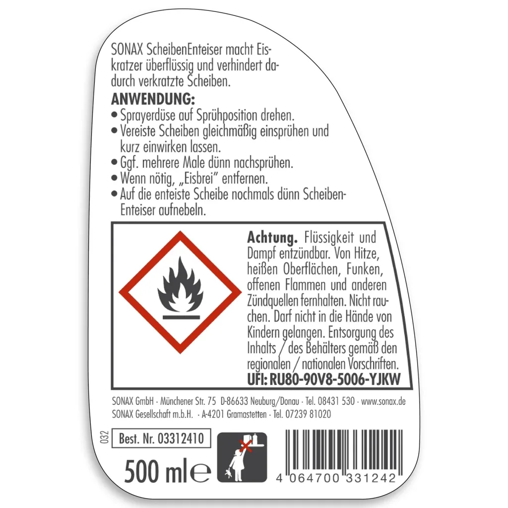 Scheibenenteiser 500 ml