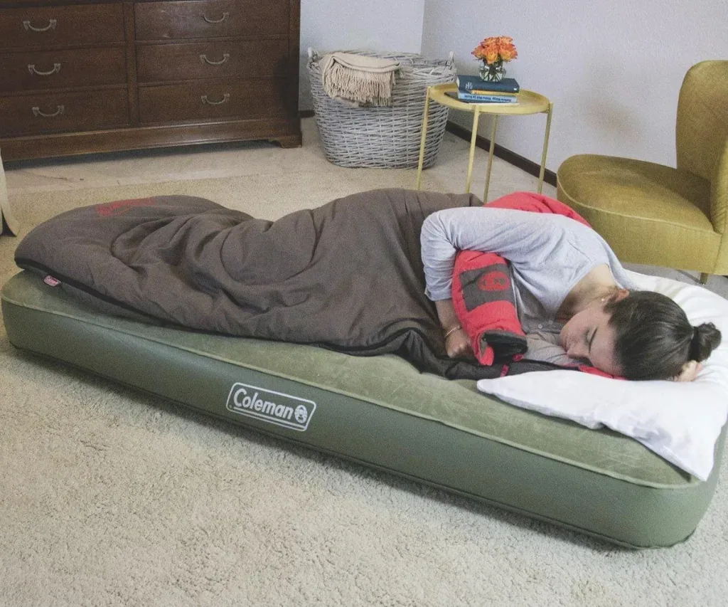 Maxi Comfort Bed Single, Luftbett mit Deluxe-Länge und Airtight  System, Doppelverschlussventil, Maße: 188 x 82 x 22 cm