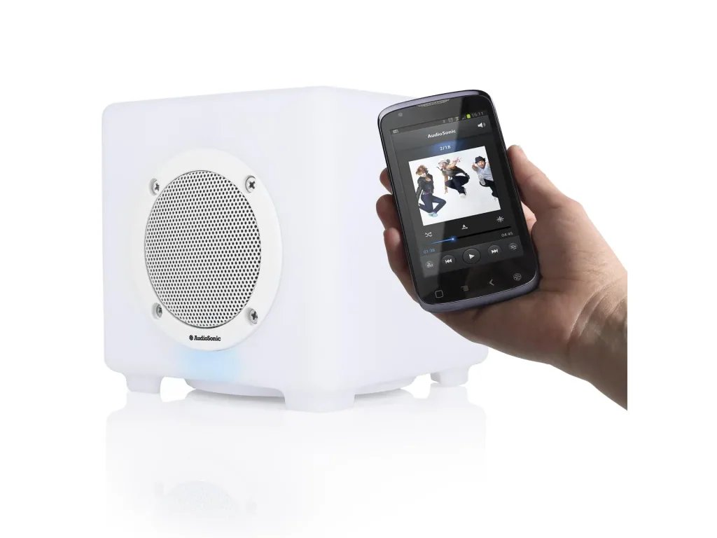 Outdoor Bluetooth Lautsprecher mit LED Farbwechsel