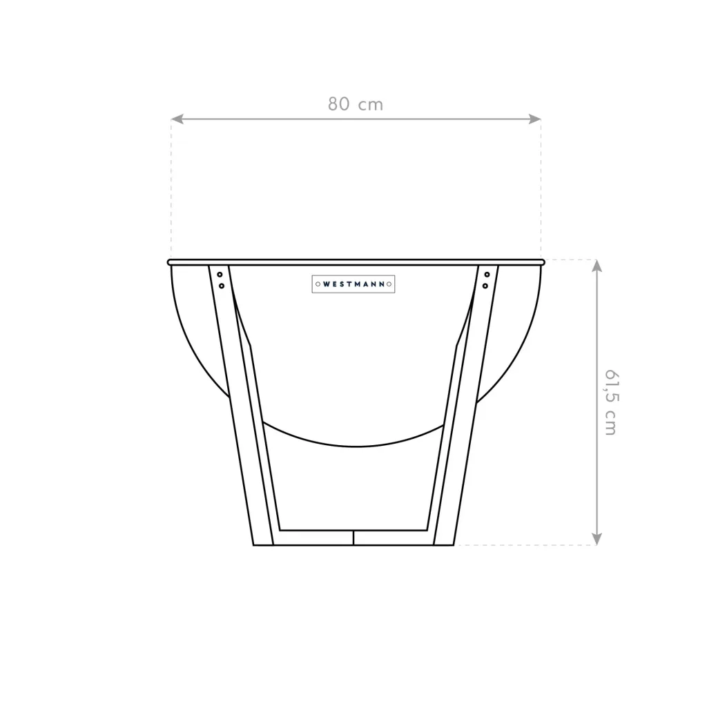 Feuerstelle Premium Grill und Feuerstelle 81x81x62 cm Schwarz