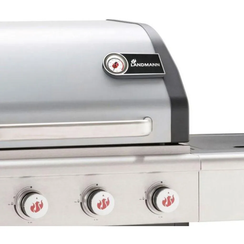 Triton 4.1 silver gas barbecue - Gasgrill - BBQ - geeignet für 12 Personen