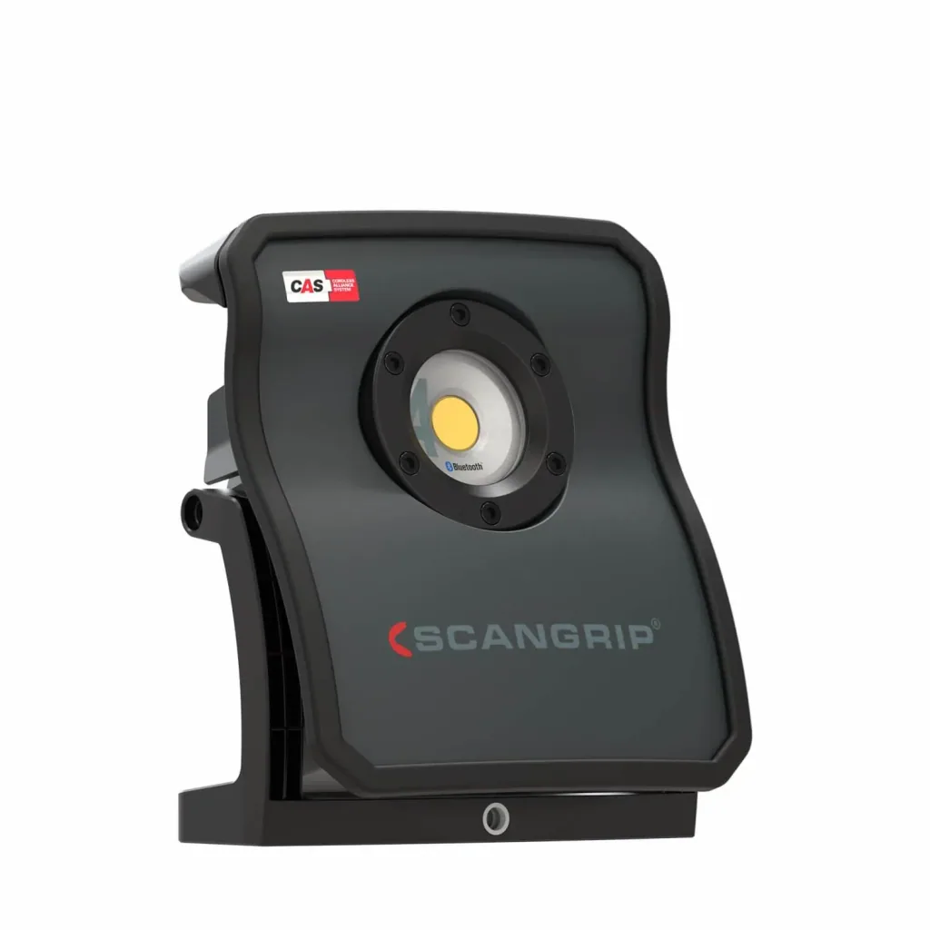Handflutlichtstrahler NOVA 4 CAS + 12V 4Ah Akku, SC30 Ladegerät mit abnehmbarem Diffuser