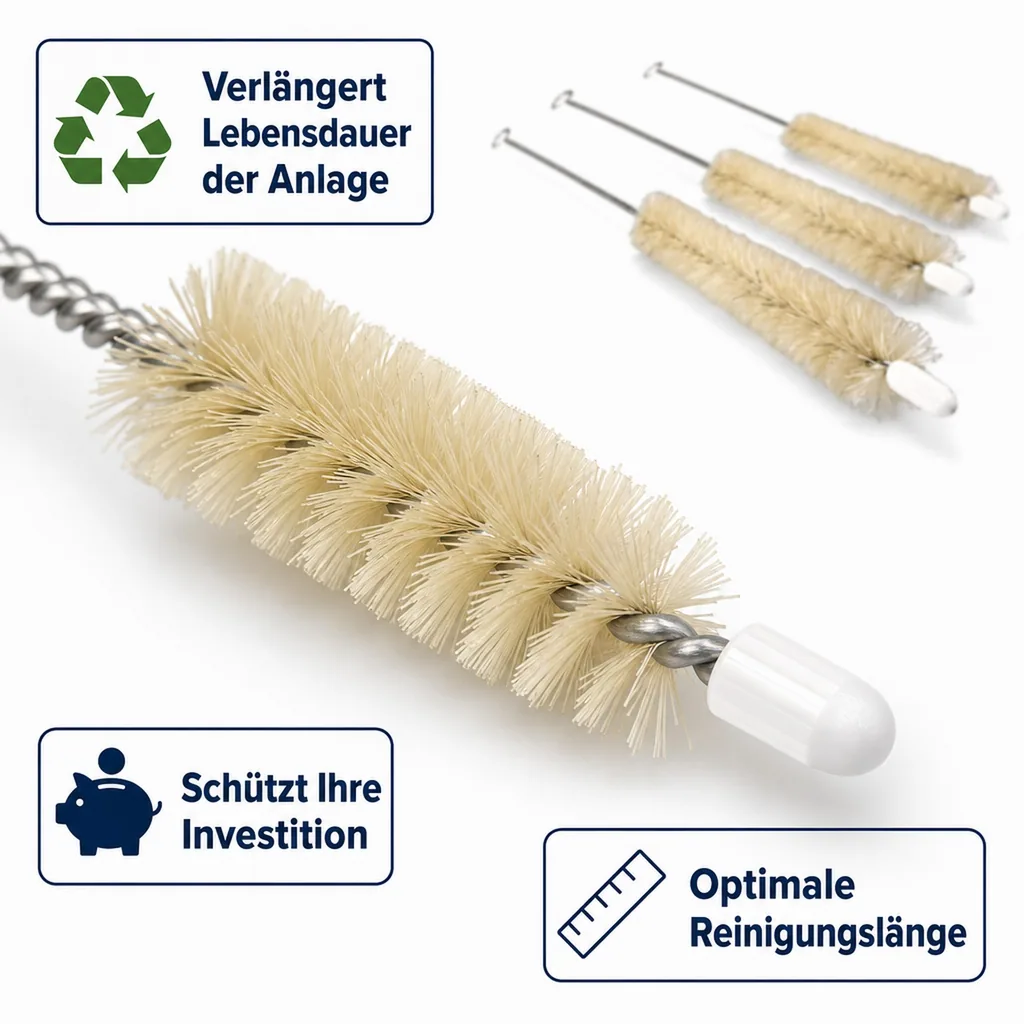 Reinigungsbürste, Putzbürste für Schankhahn, Zapfhahn, Bierhahn, Größe: für NW 10mm