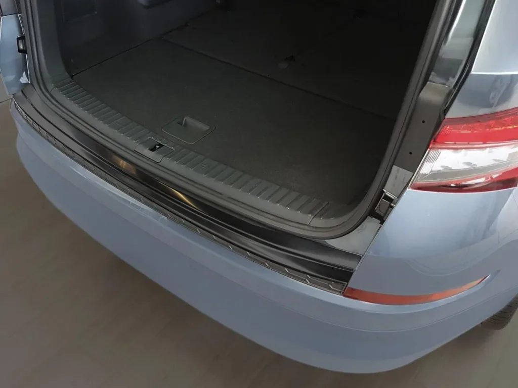 Ladekantenschutz Edelstahl für Skoda Kodiaq Crossover - graphite / black, Baujahr 2016>