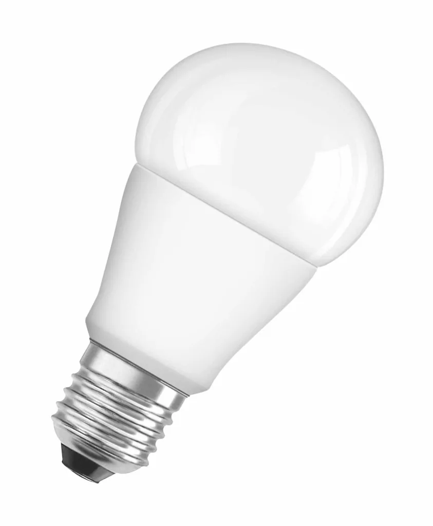 LED Star in Glühlampenform, 5 Watt, E27, warmweiß, matt