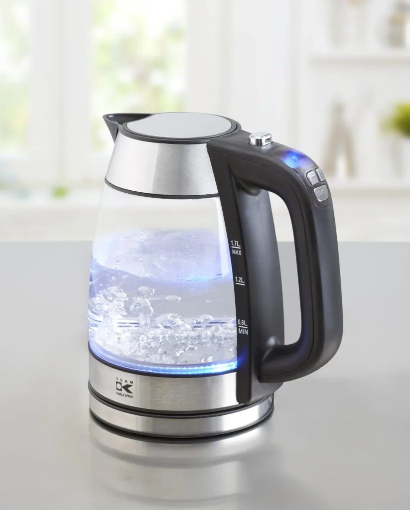 Glas-Wasserkocher mit digitaler Temperatursteuerung