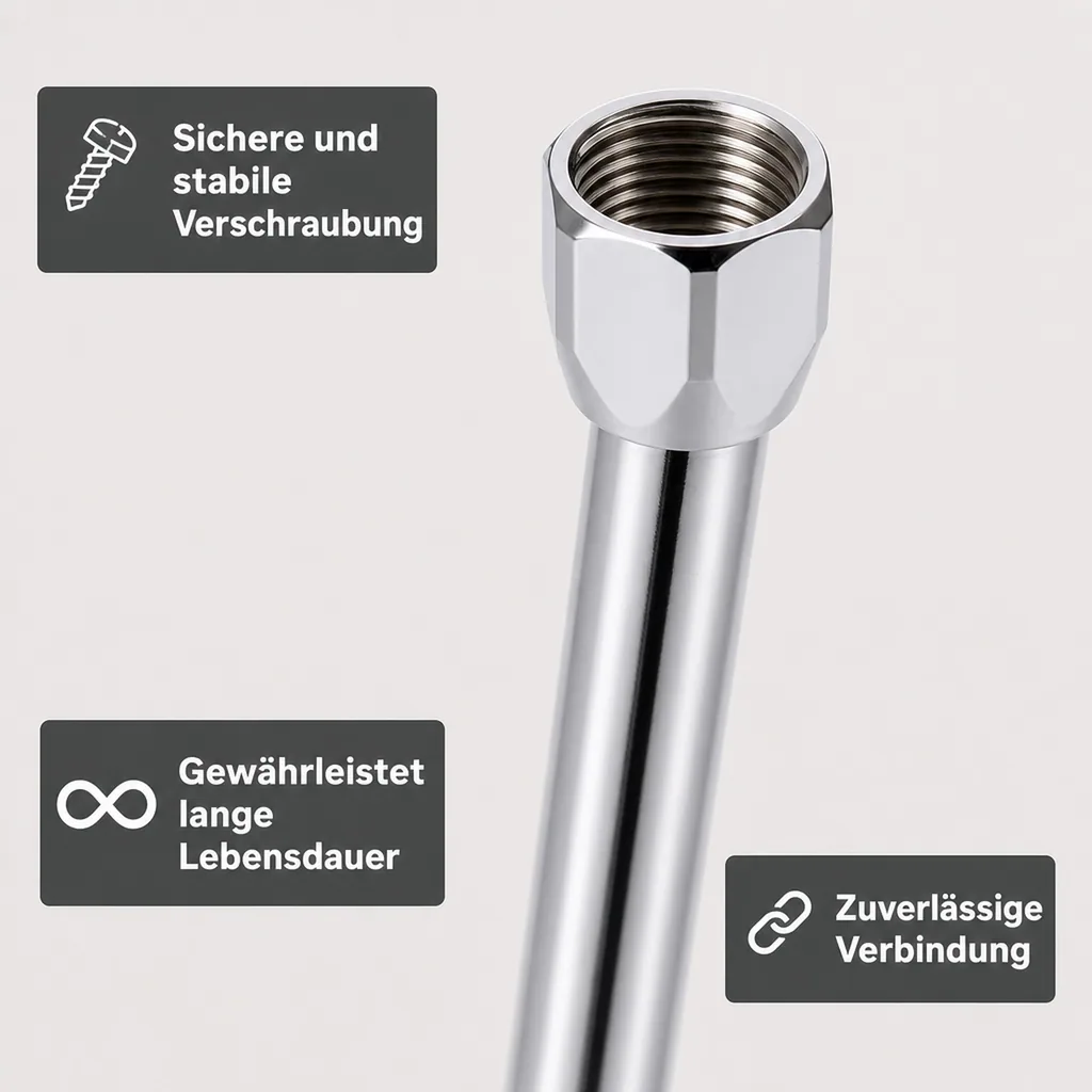 Unterspülrohr für Wasserarmatur, Wasserhahn - Perfekt für die Nutzung in der Gastronomie