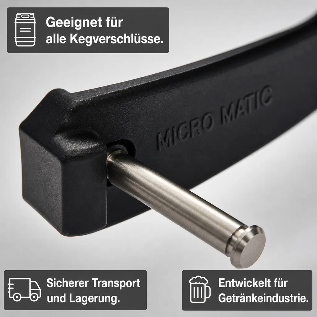 Stift für Zapfkopfgriff für Keg - Verschluss (Hiwi und Micro Matic)