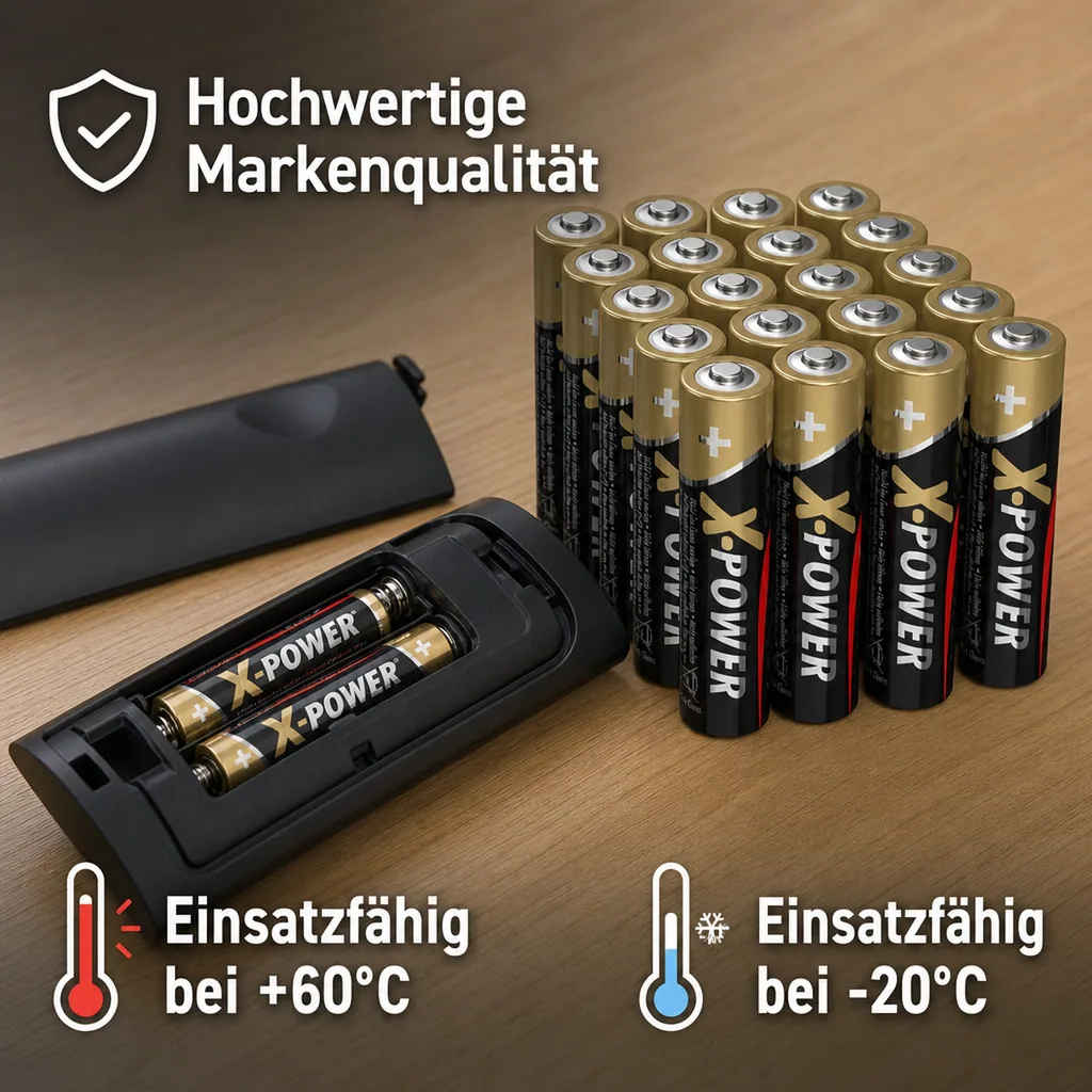 Alkaline Batterie X-Power Micro AAA - 20 Stück