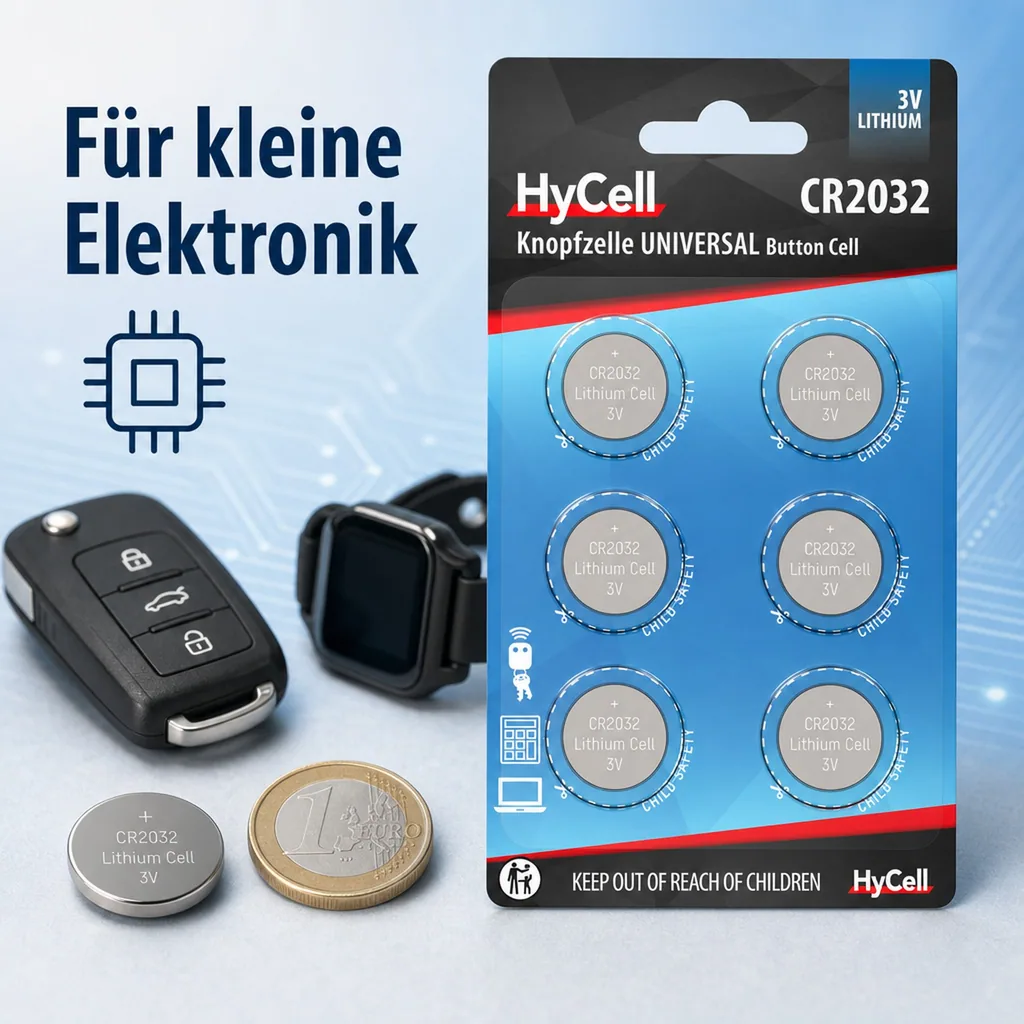 Lithium Knopfzellen CR2032