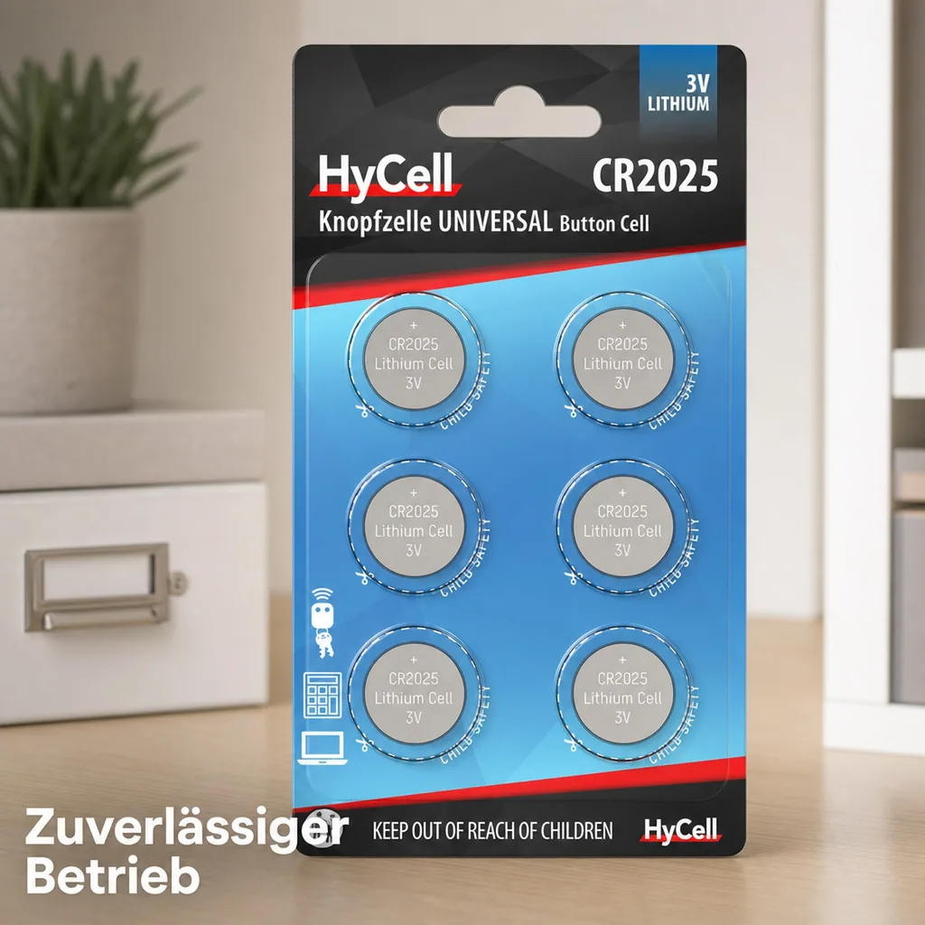 Lithium Knopfzellen CR2025