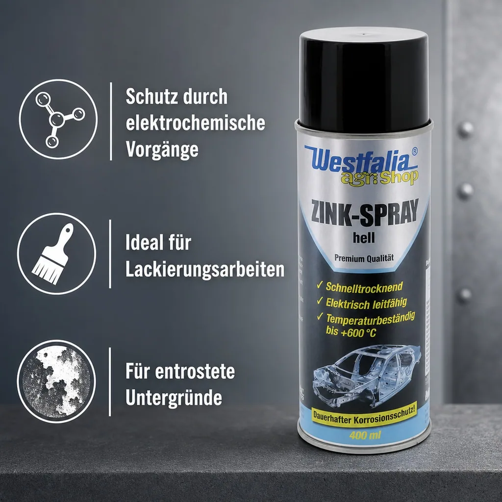 Zinkspray, hell, 400 ml