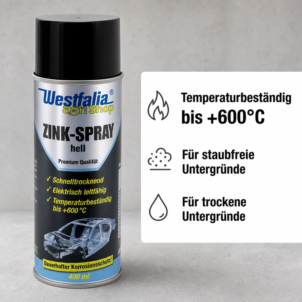 Zinkspray, hell, 400 ml