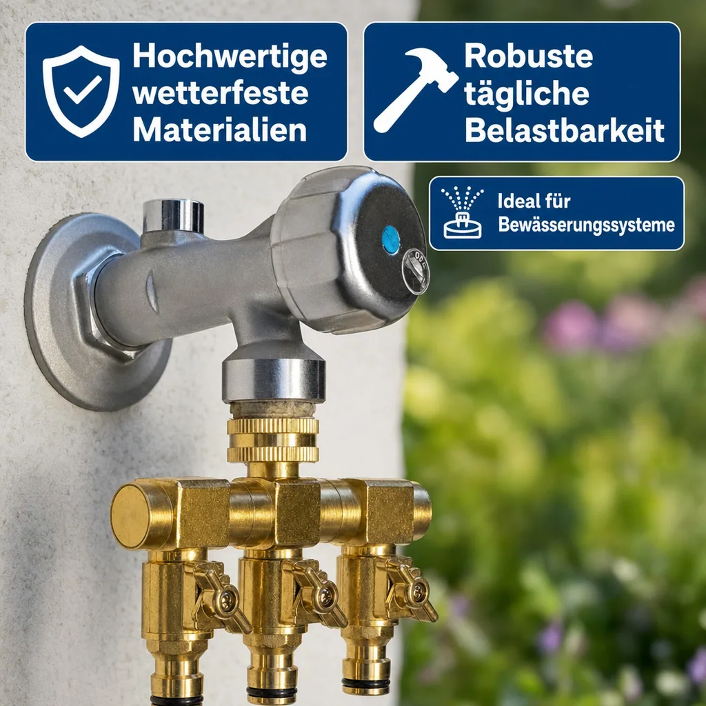 3 Wege Wasserverteiler