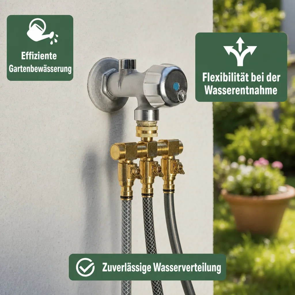 3 Wege Wasserverteiler