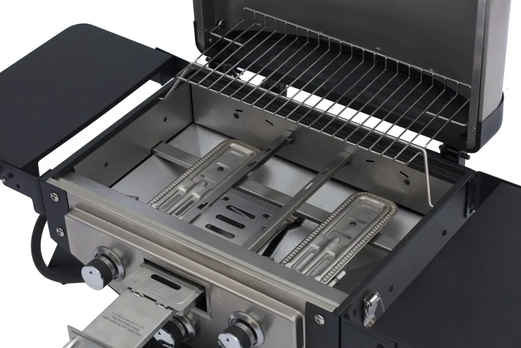 Tischgasgrill-Smoker "DALLAS" schwarz