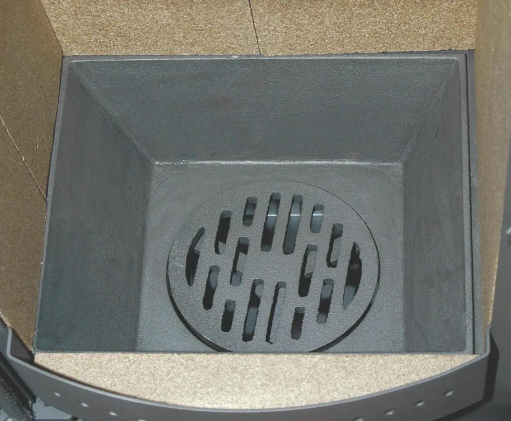 Kaminofen - Taifun Dauerbrand 6 kW - Kacheln creme