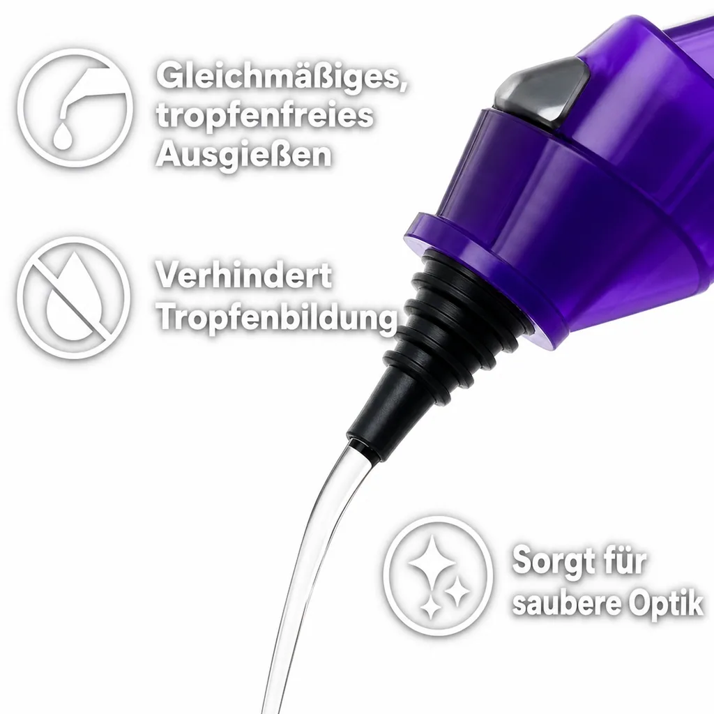 Flaschenportionierer, Ausgießer - Bottle Master 3000, rot, gelb, blau für 0,5 - 1,5 Liter Flaschen, Farbe Bottle Master 3000: gelb
