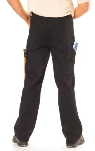 Stretch Workerjeans, Farbe schwarz, Gr.56