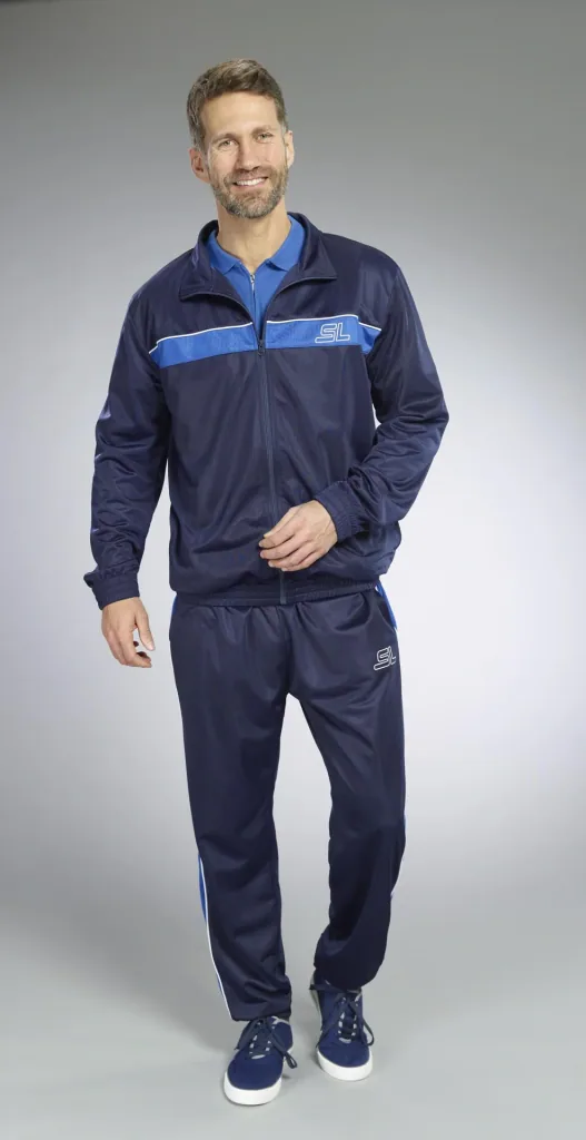 Poloshirt mit Reißverschluss, azur blau, Gr. L