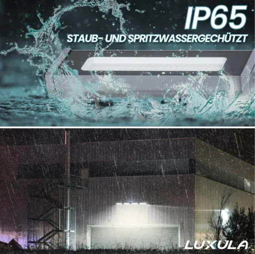 LED-HighBay in linearer Form bietet 50 W, 6200 lm, 5000 K (neutralweiß) und IP65 Schutz