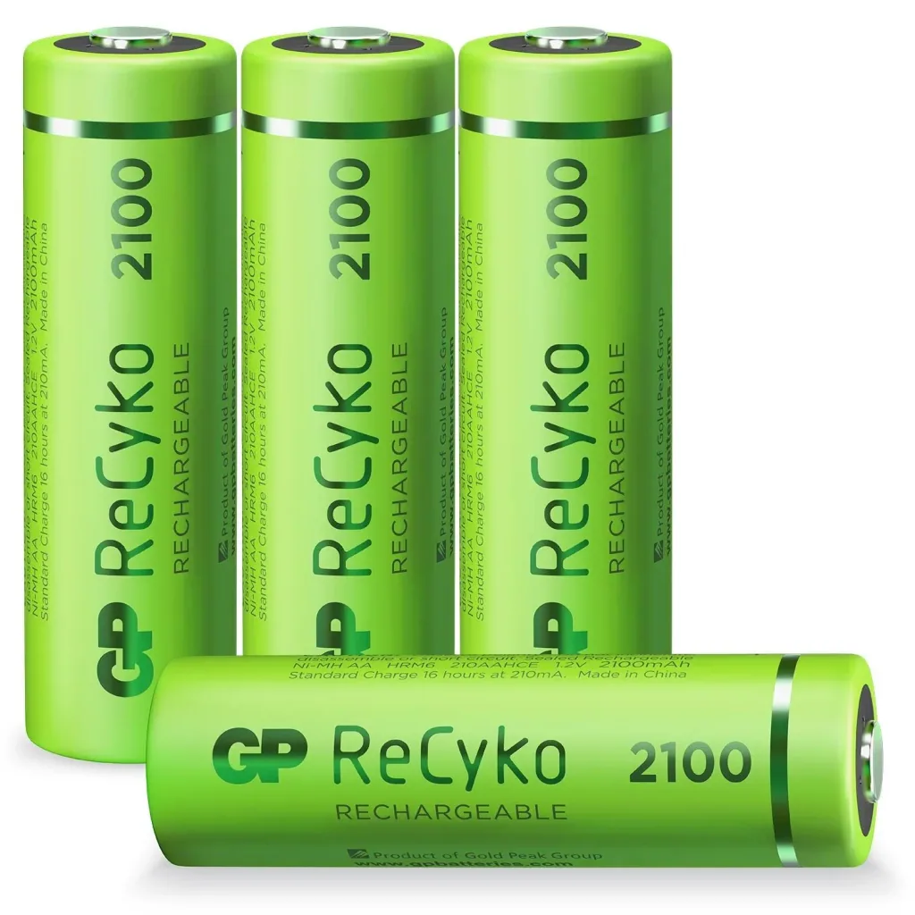 ReCyko Mignon (AA) NiMH Akkus mit 2100 mAh, 1,2V - 4 Stück