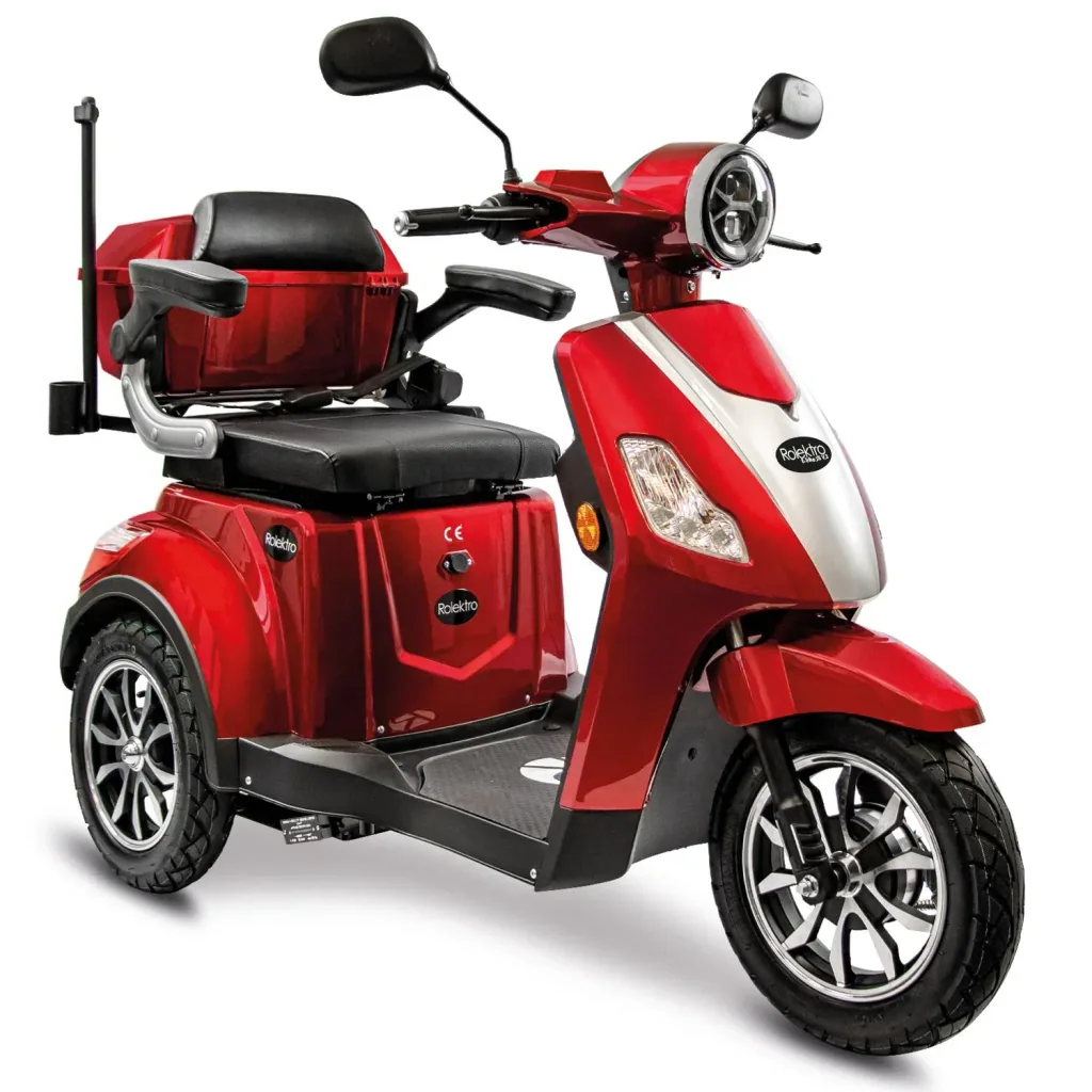 E-Trike 25 V.3, rot; 1.000 W + Straßenzulassung