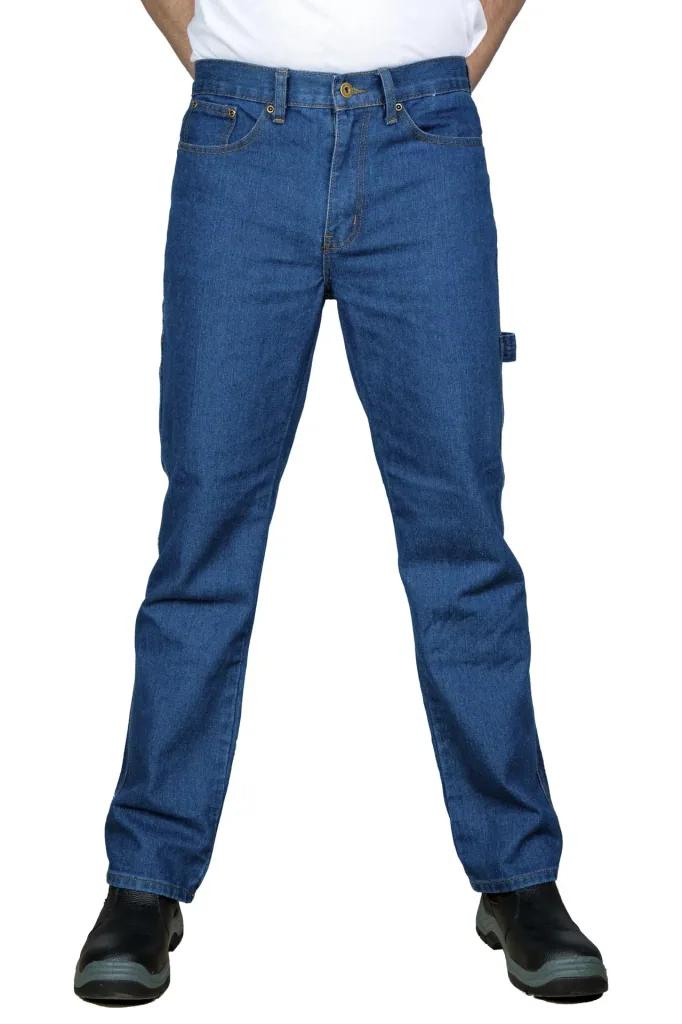 Arbeitsjeans aus strapazierfähigem Denim, Farbe blau, Gr. 57
