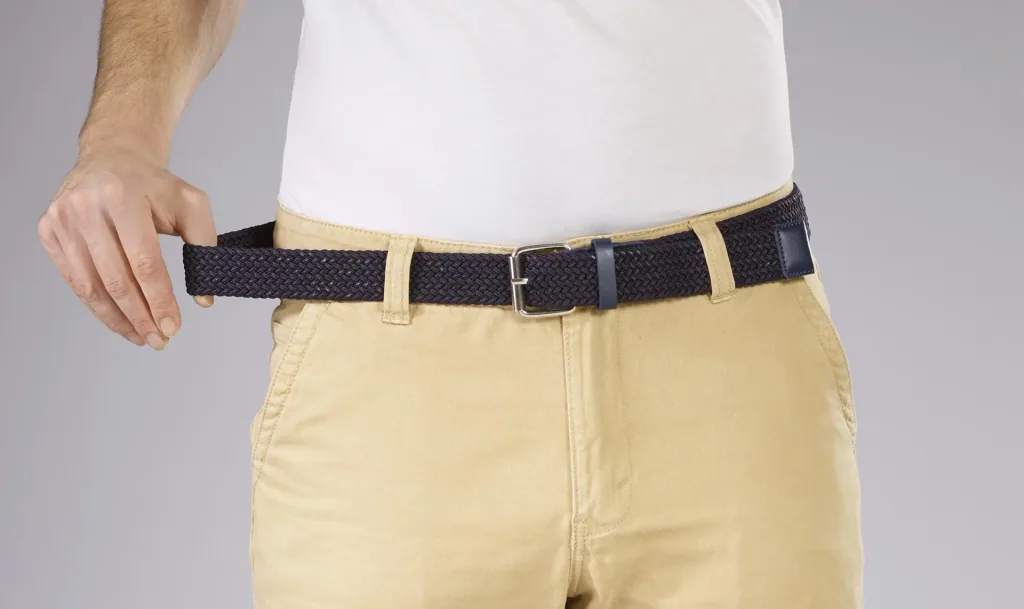Stretch-Gürtel für Herren, superelastisch 3cm Breit, Farbe marine