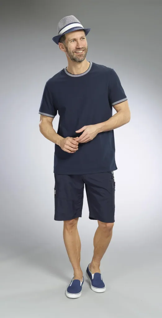 Stretch-Gürtel für Herren, superelastisch 3cm Breit, Farbe marine