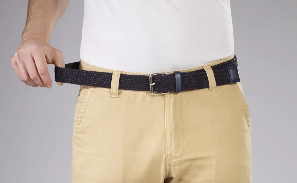 Stretch-Gürtel für Herren, superelastisch 3cm Breit, Farbe marine