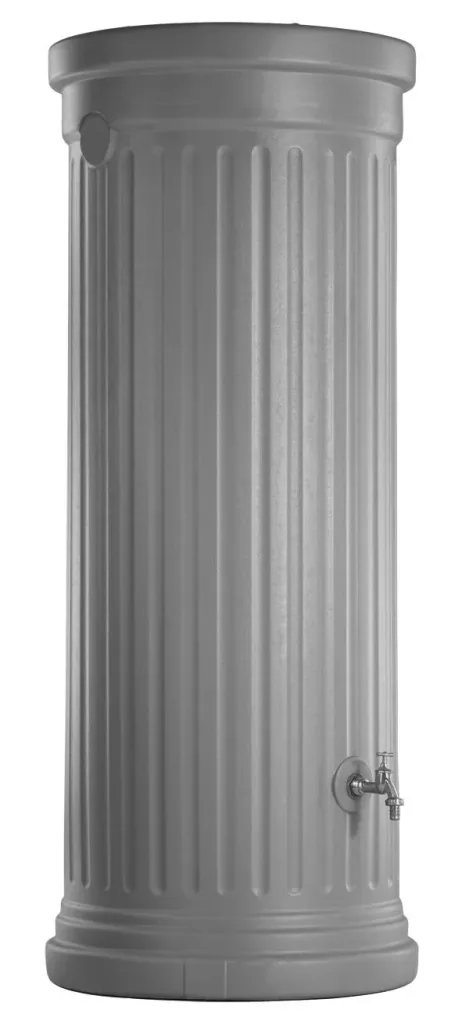 Säulentank / Regentonne "CLASSIC line", Steingrau, 1000 Liter