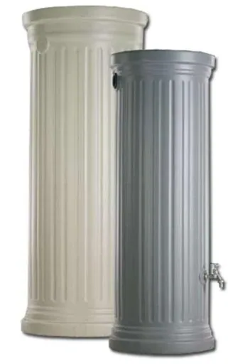 Säulentank / Regentonne "CLASSIC line", Steingrau, 1000 Liter