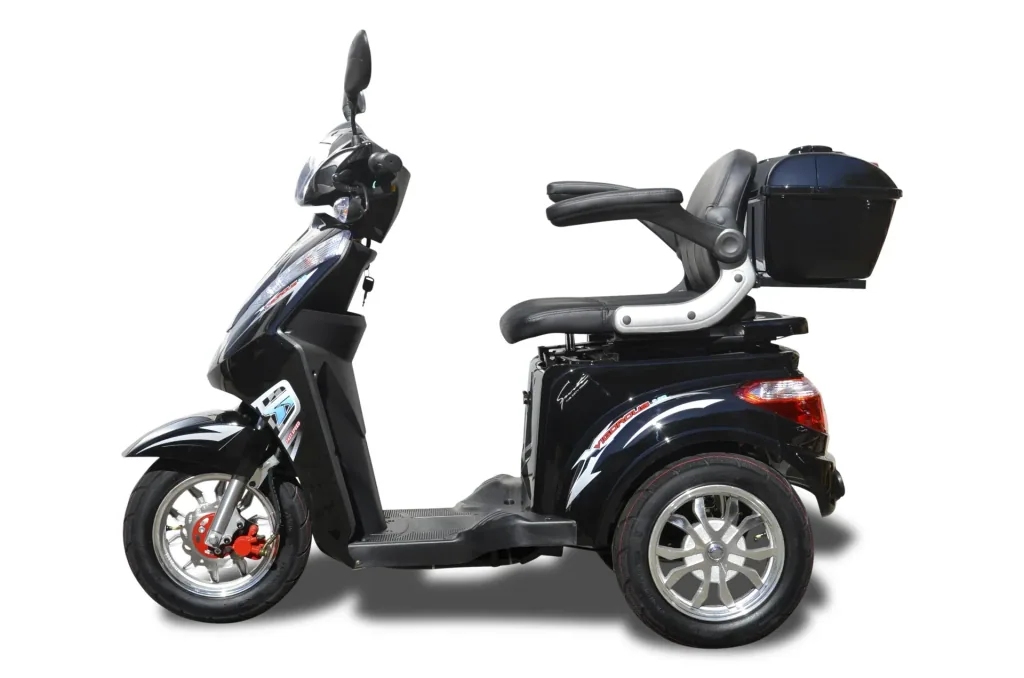 Senioren Roller schwarz - 20 Ah Li-Io Akku - 25 km/h - Seniorenmobil