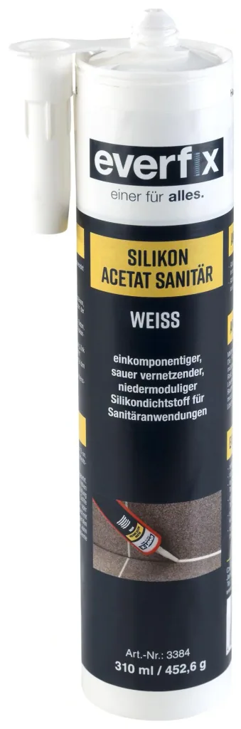 Silikon weiß im Set, 20 Stück