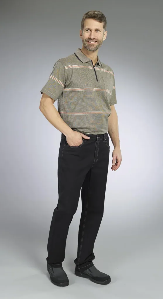 Stretchhose, Farbe schwarz, Gr.48