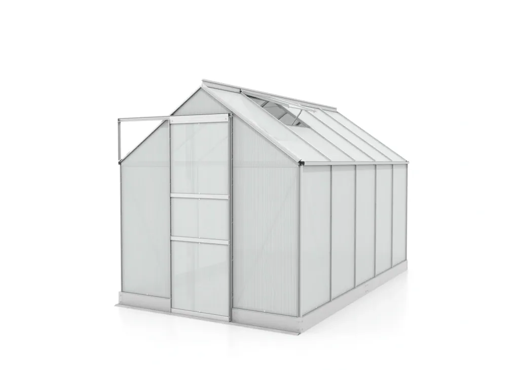 Gewächshaus Apollo 6200 HKP 6 mm, Farbe alu